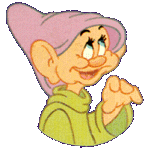 [dopey, as in the dwarf]